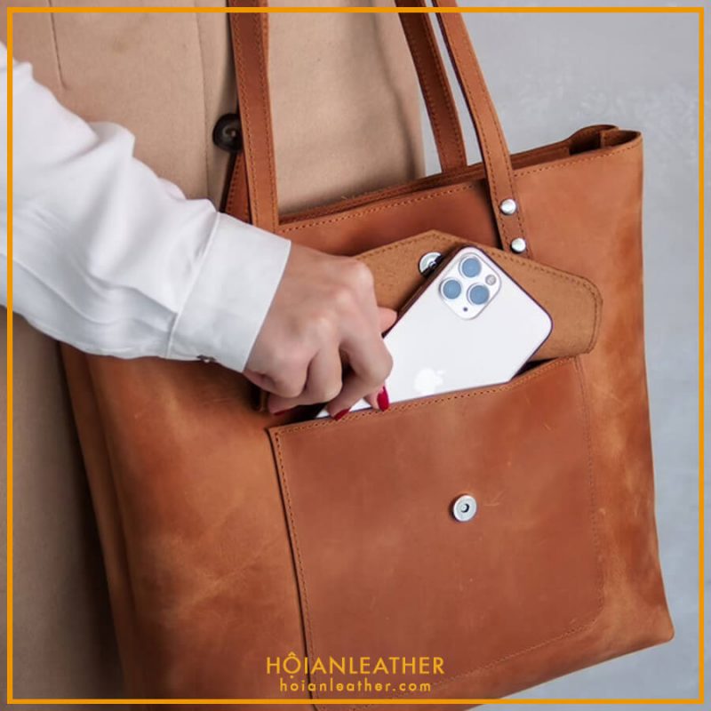 Túi xách da bò thật Hội An dành cho nữ