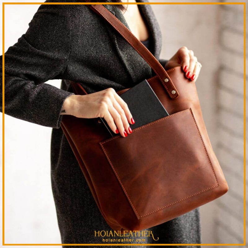 Túi xách da bò đeo vai dành cho nữ