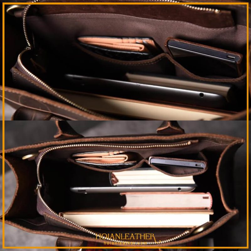 Nội thất túi tote da cứng