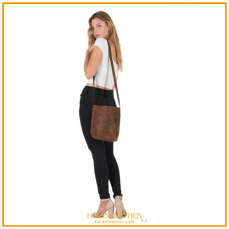 Túi tote nữ da bò thật