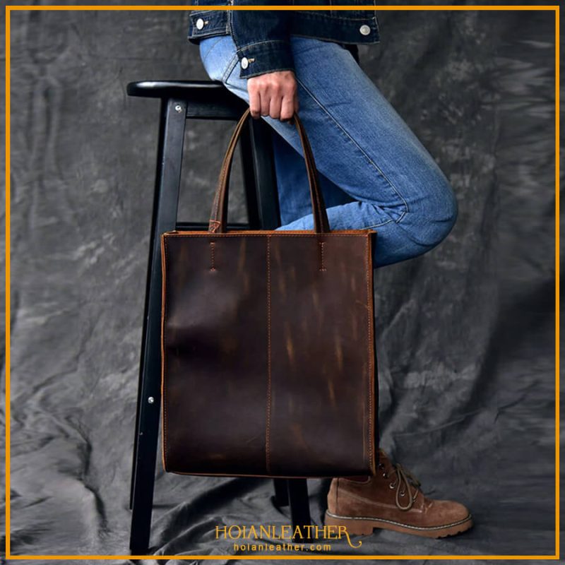 Túi xách da bò nguyên tấm