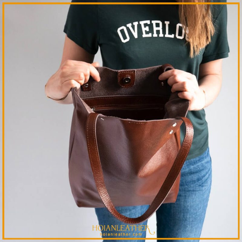 Túi xách da bò thật