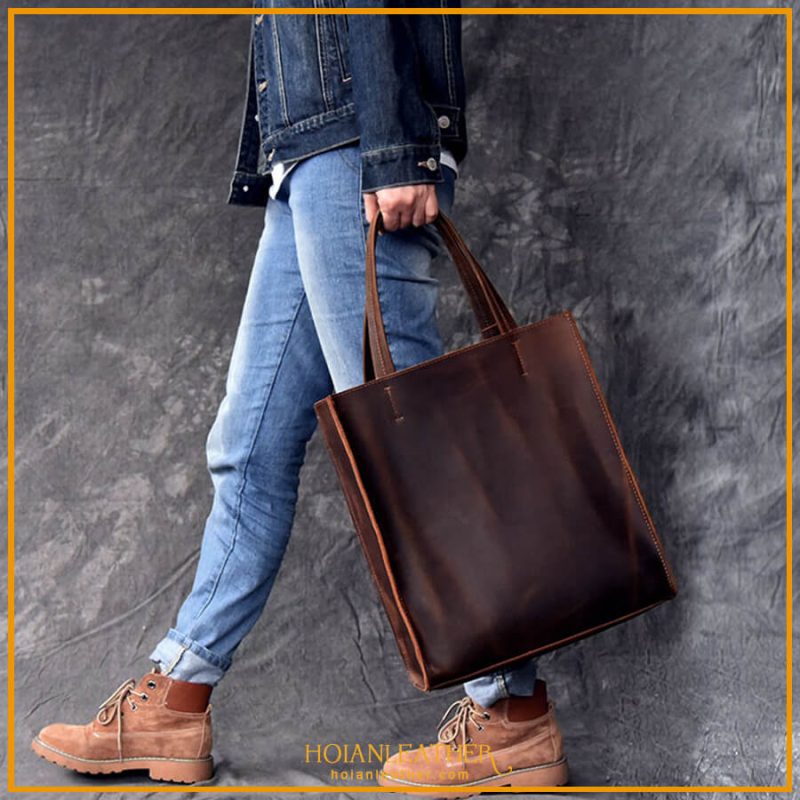 Túi xách nam da bò