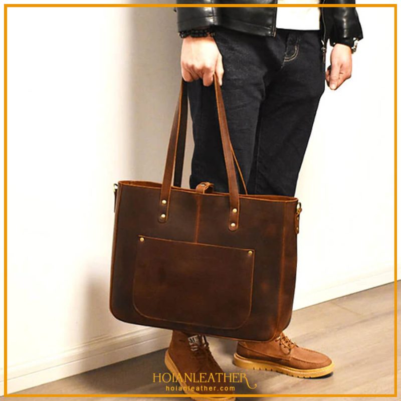 Túi xách nam da bò