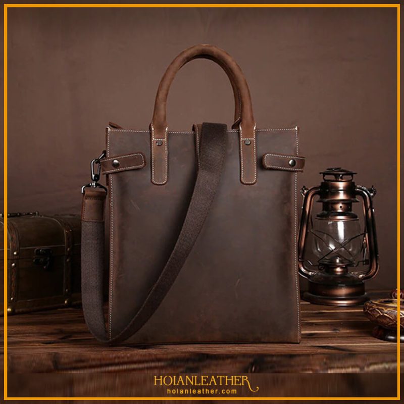 Túi xách nam da bò thật