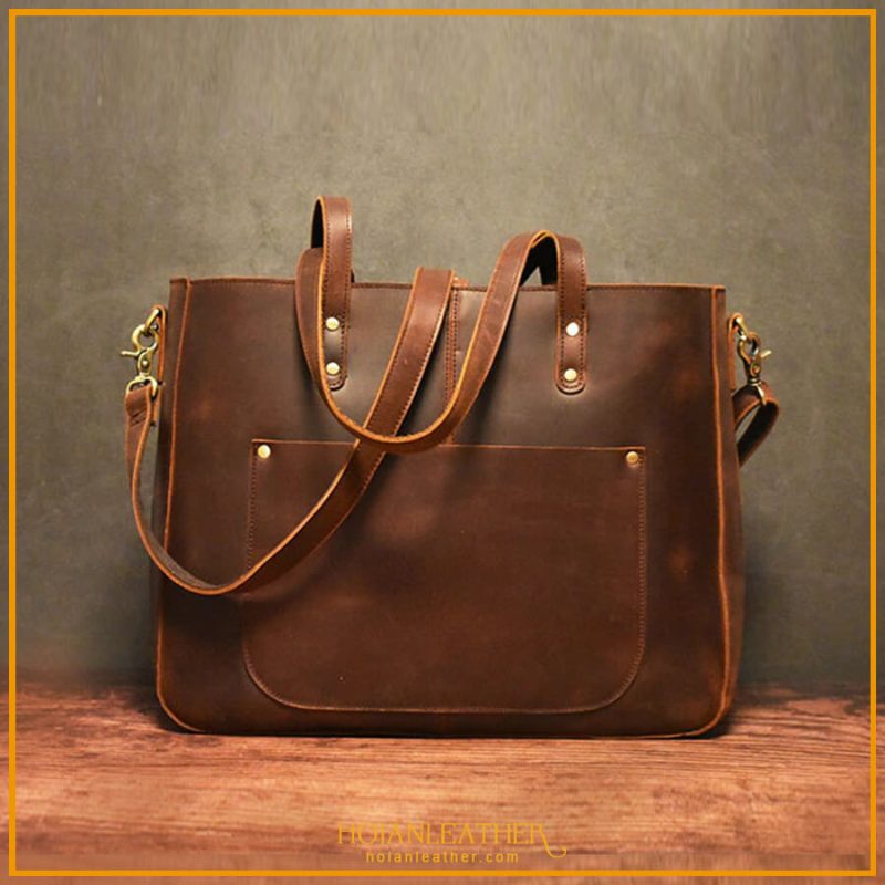 Túi xách nam da bò thật nguyên tấm