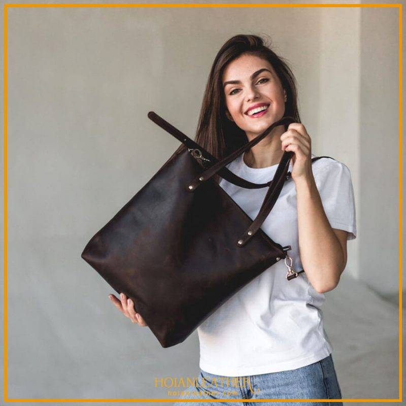 Túi xách nữ da bò nguyên tấm