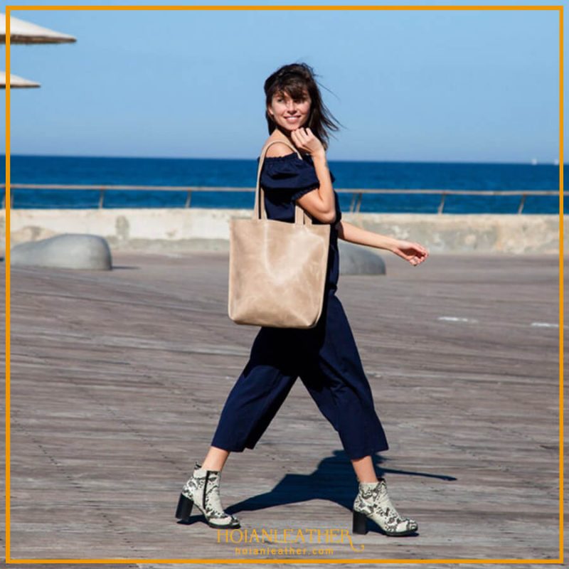 Túi xách nữ da bò thật Hội An